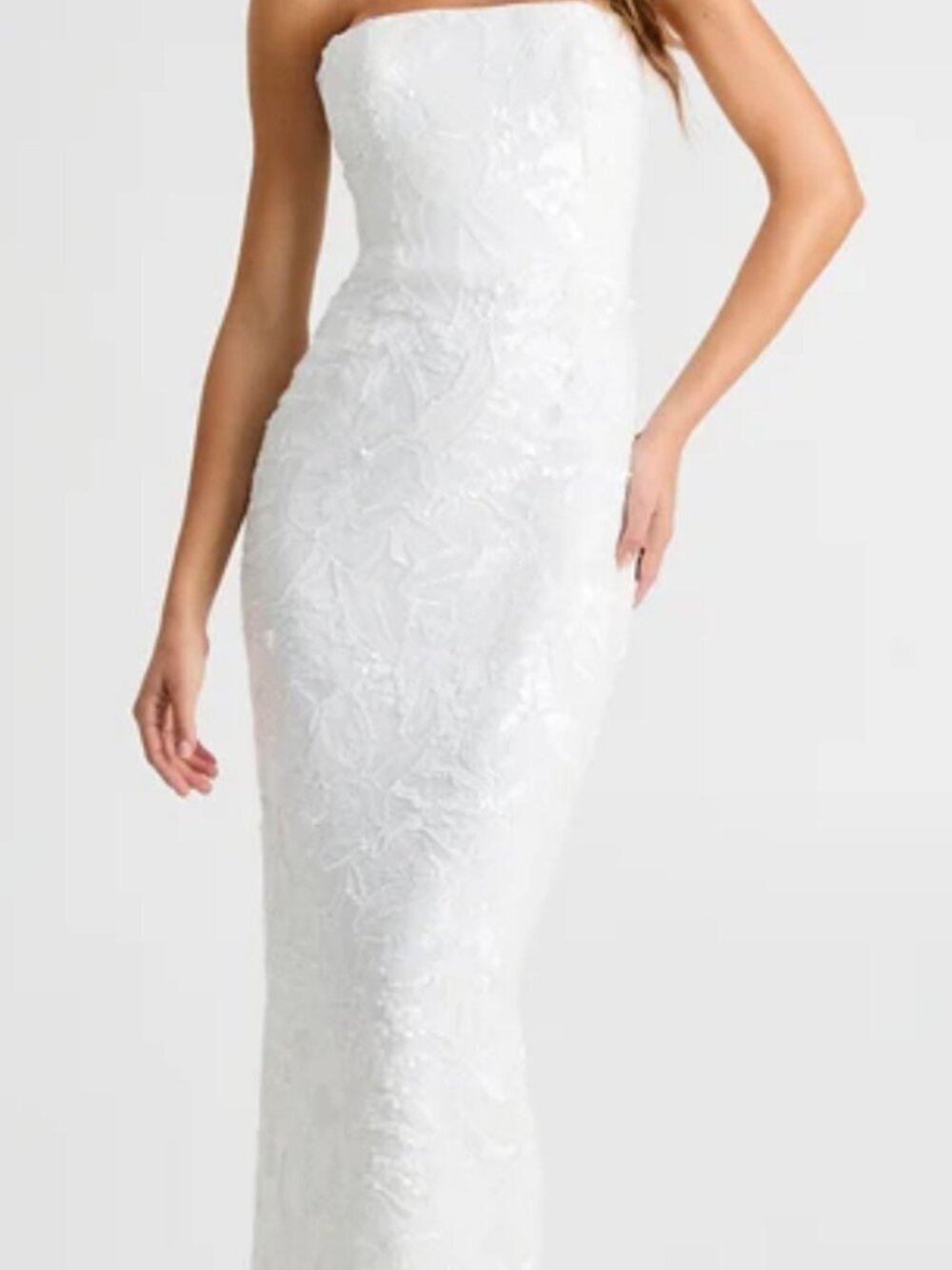 Helsi Serena white sequin dress - size Small (US)